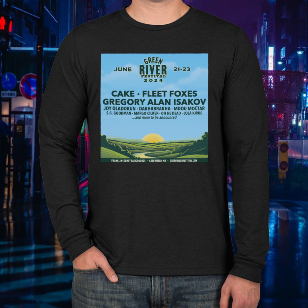 Green River Festival 2024 poster shirt Trend Tee Shirts Store