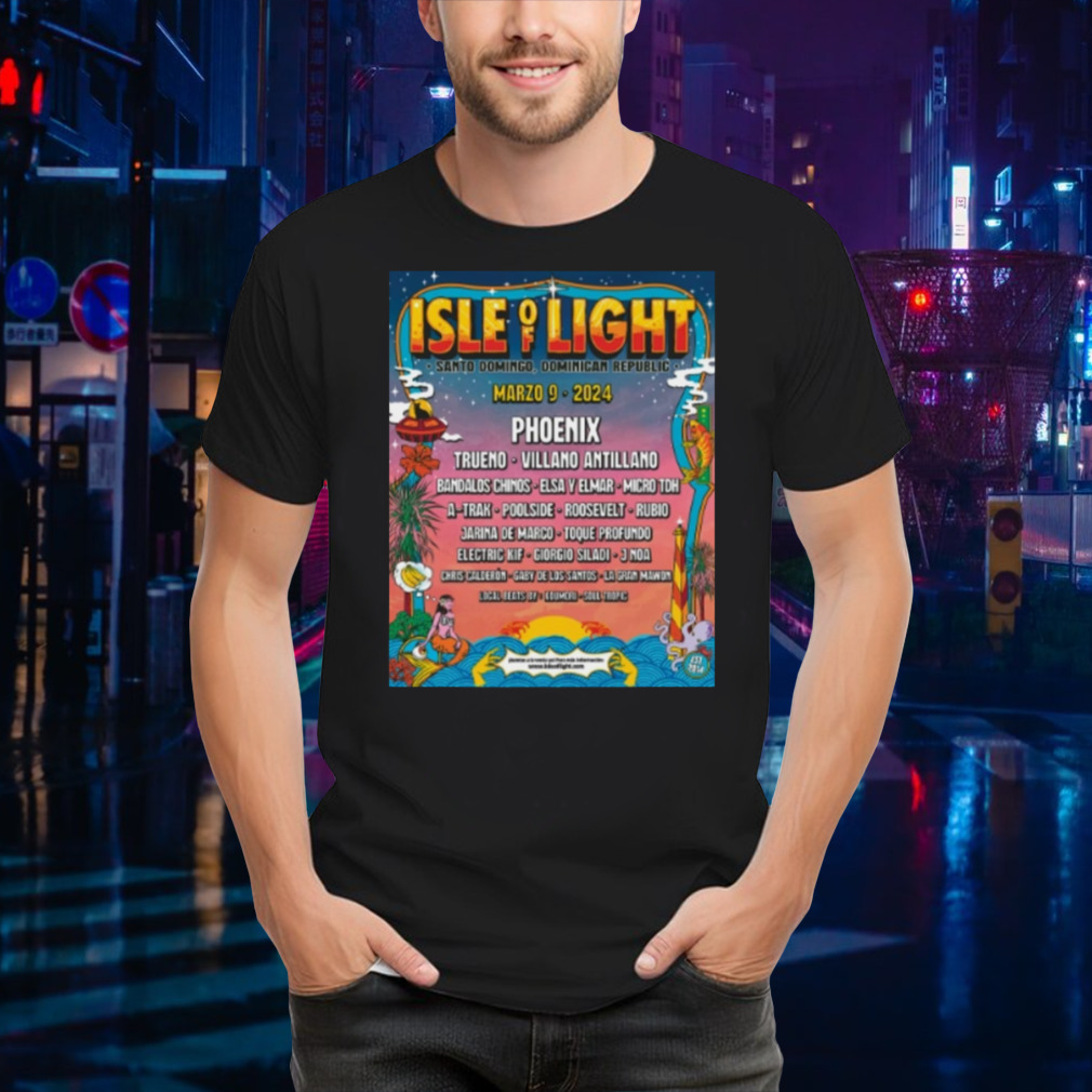 Isle of Light 2024 poster shirt