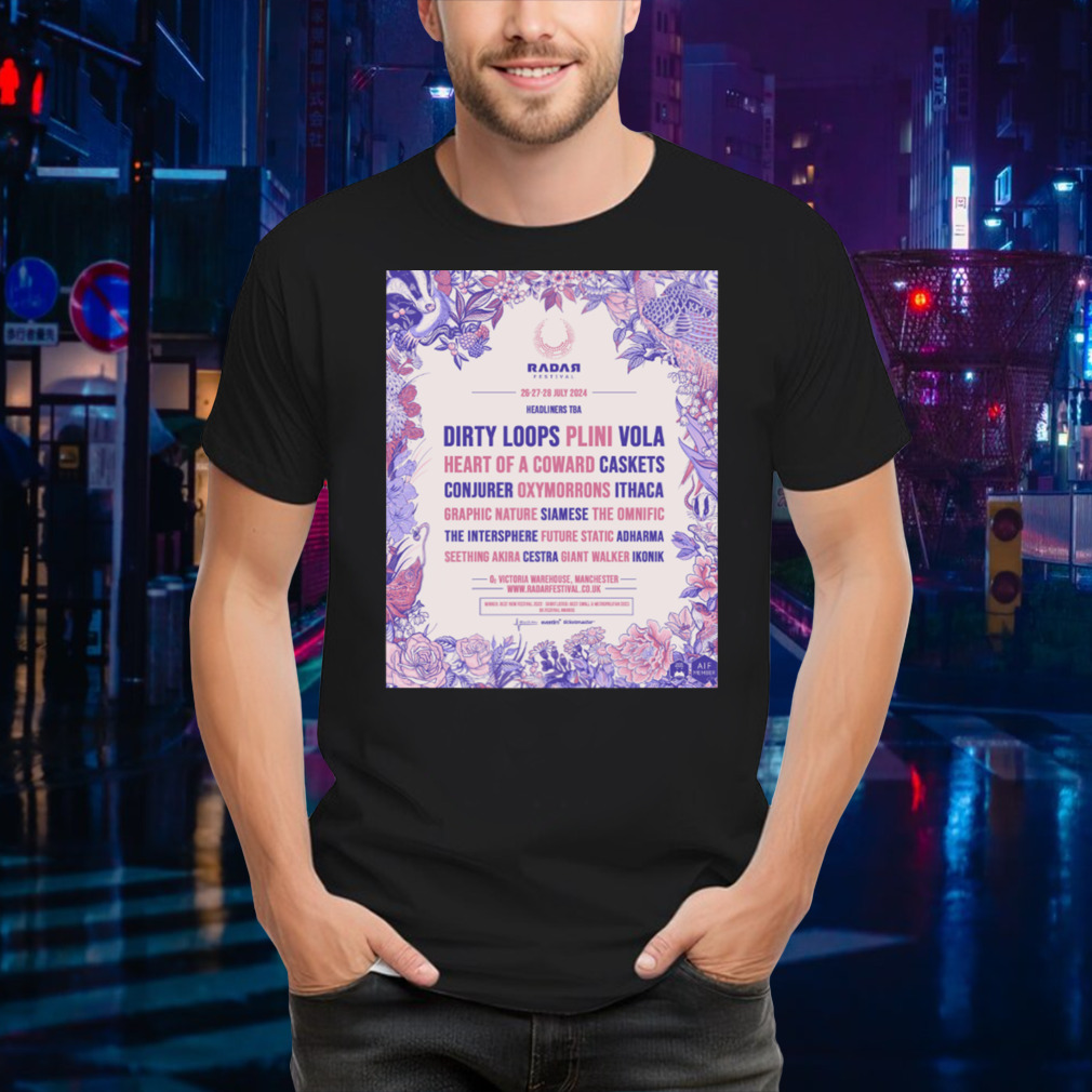 Radar Festival 2024 poster shirt