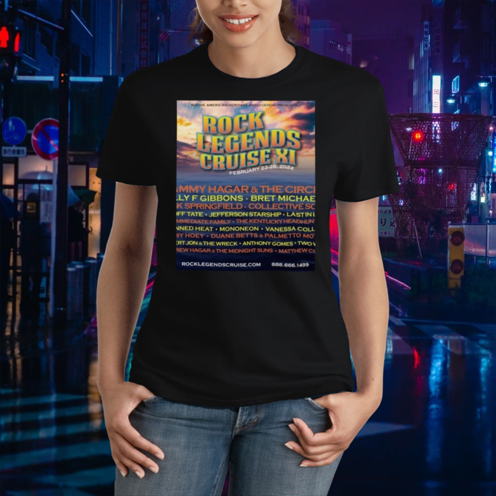 Rock Legends Cruise XI 2024 poster shirt Trend Tee Shirts Store