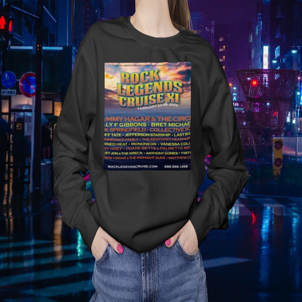 Rock Legends Cruise XI 2024 poster shirt Trend Tee Shirts Store