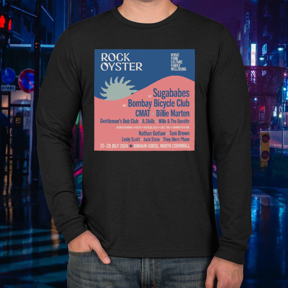 Rock Oyster Festival 2024 poster shirt Trend Tee Shirts Store