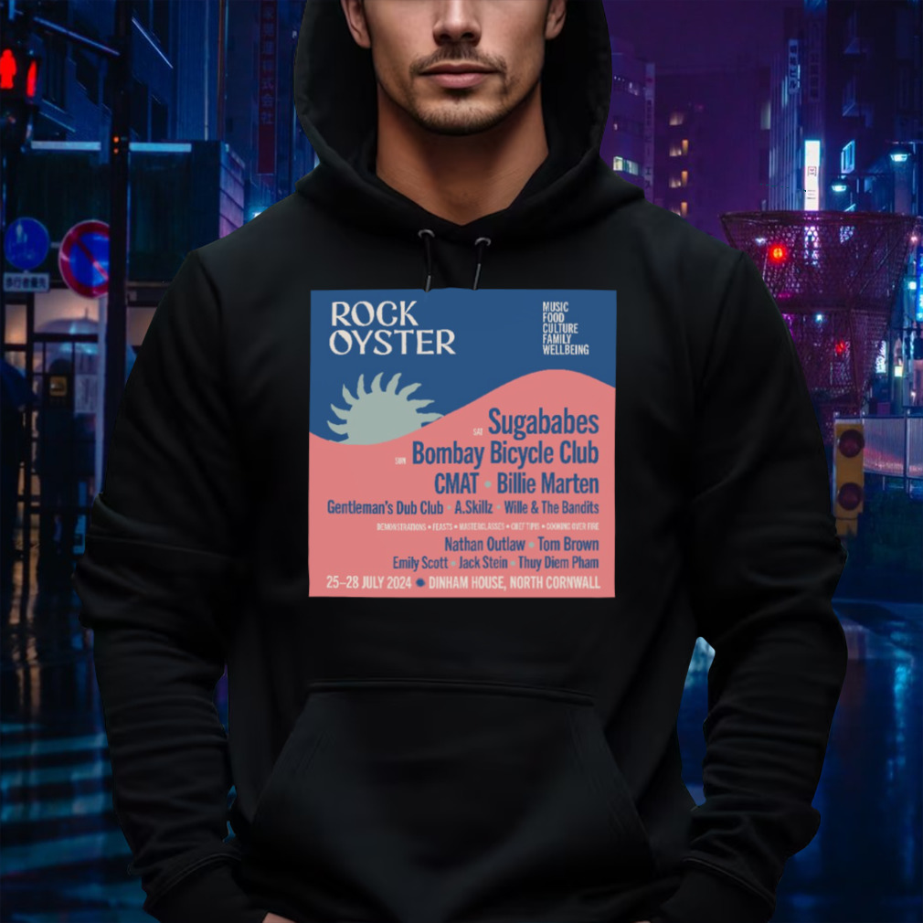 Rock Oyster Festival 2024 poster shirt Trend Tee Shirts Store