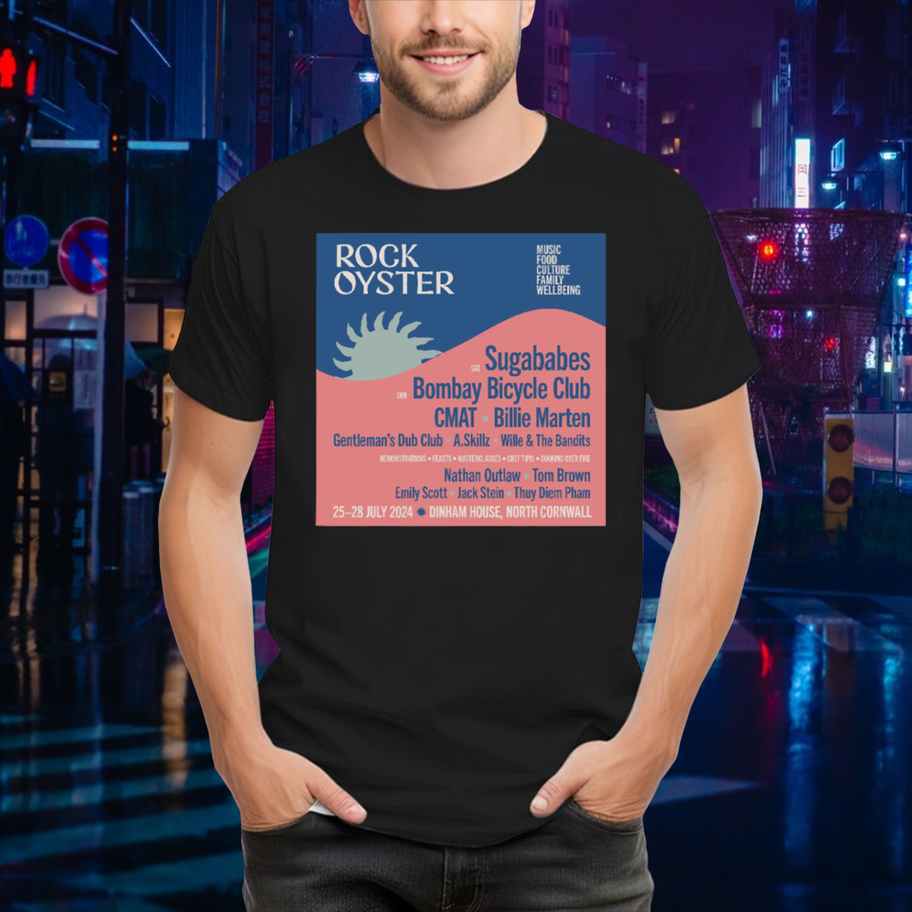 Rock Oyster Festival 2024 poster shirt Trend Tee Shirts Store