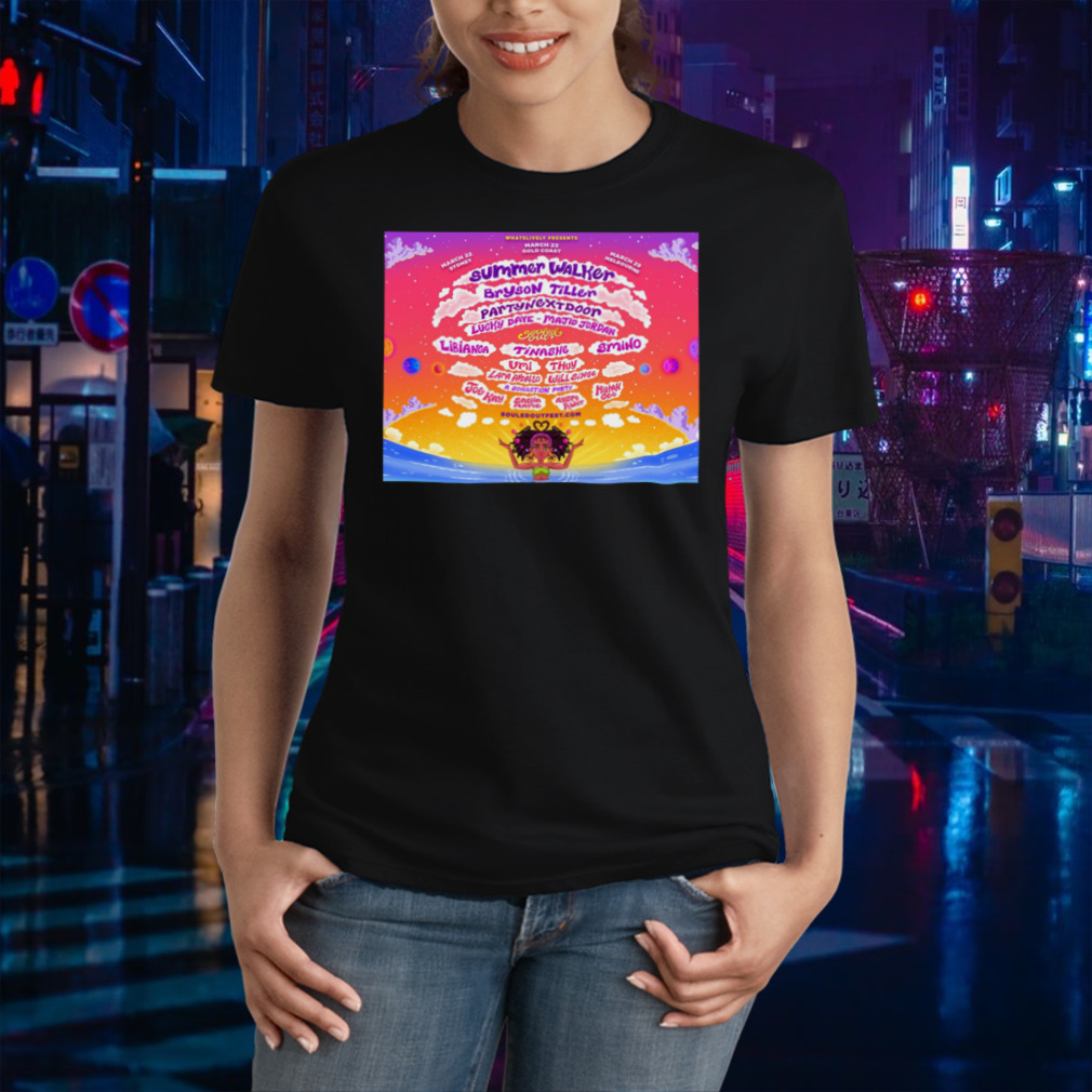 Souled Out Festival Sydney 2024 poster shirt Trend Tee Shirts Store