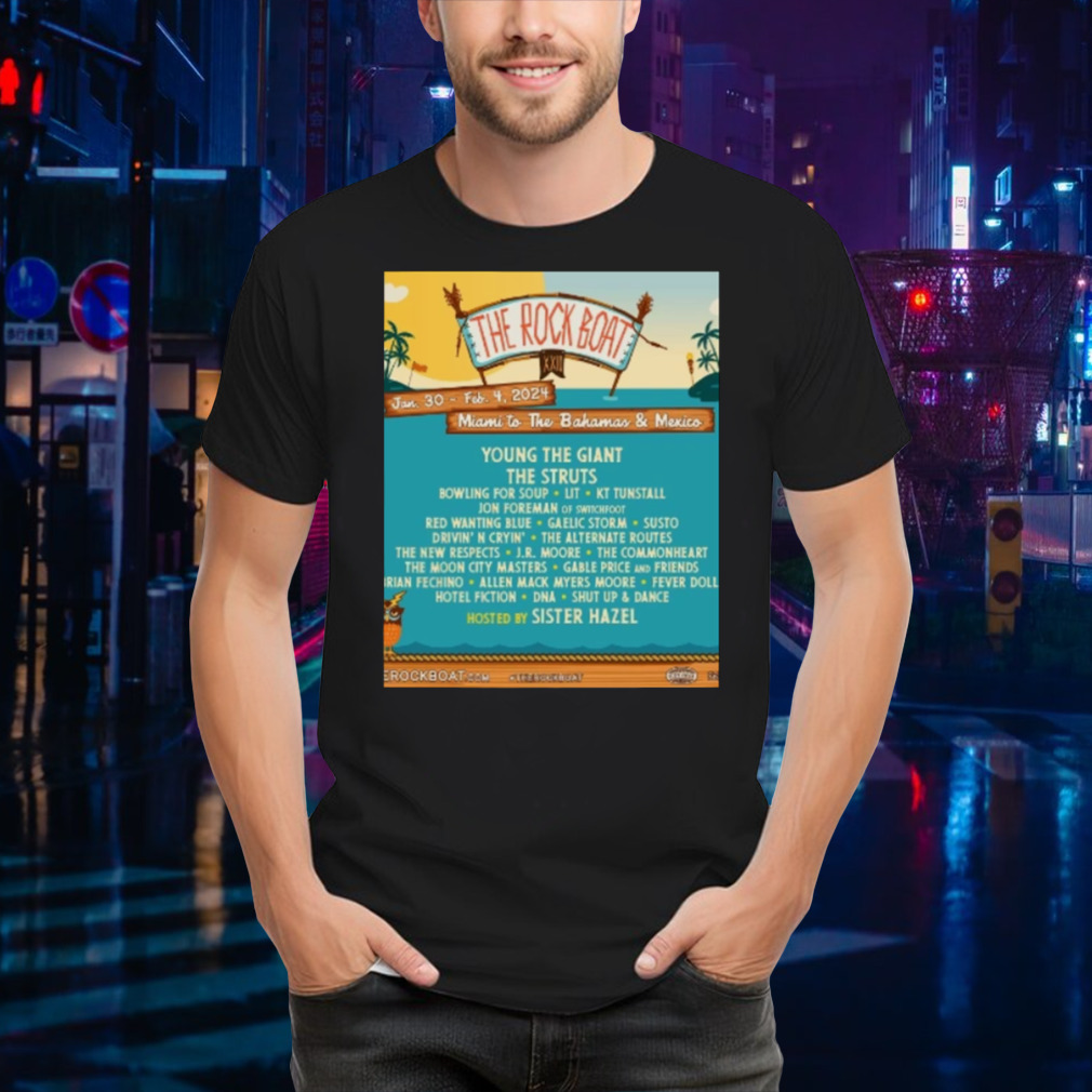 The Rock Boat XXIII 2024 poster shirt