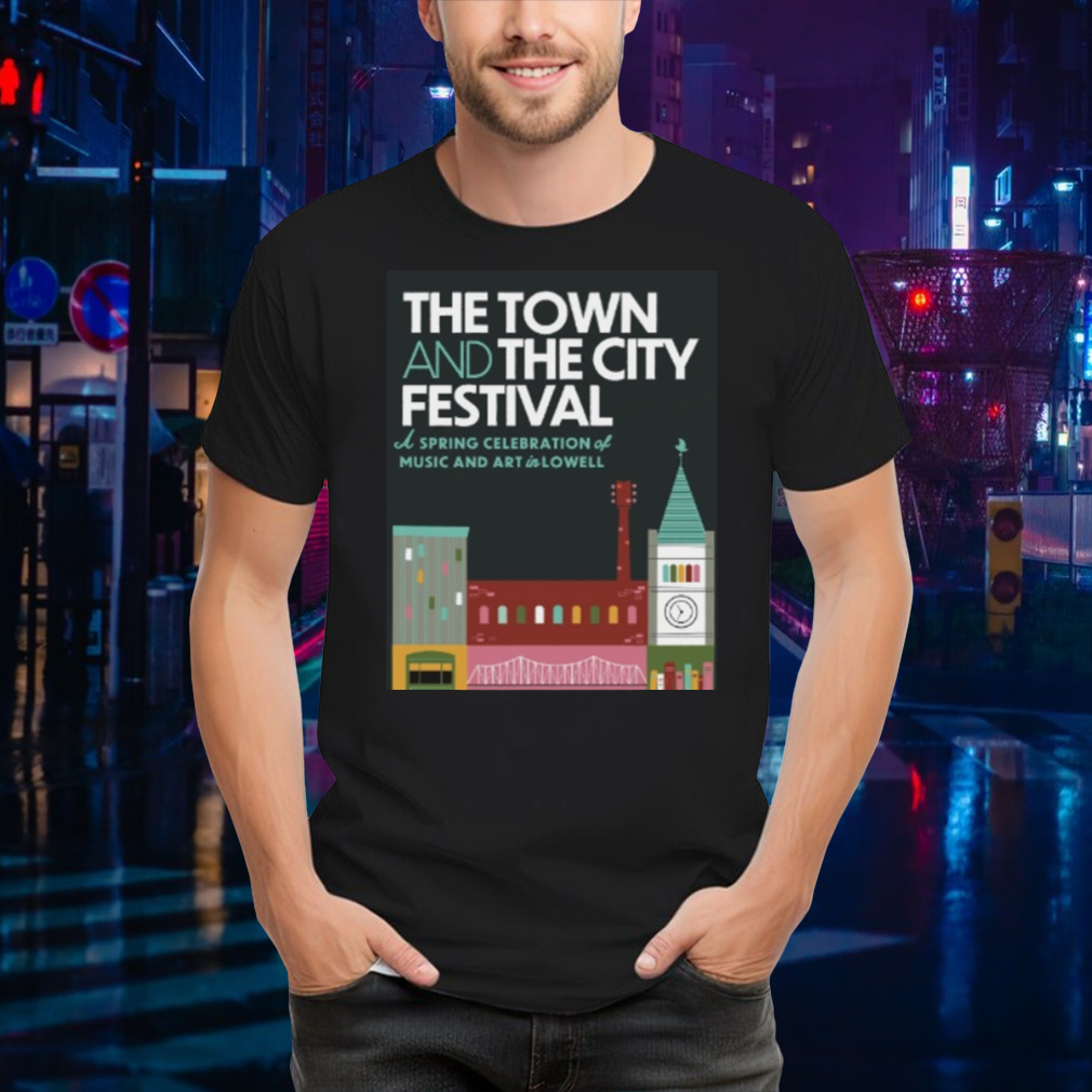 The Town and The City Festival 2024 poster shirt