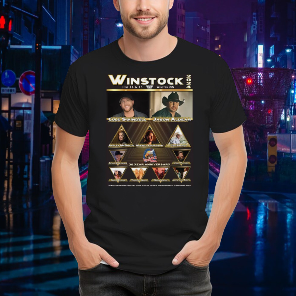 Winstock Country Music Festival 2024 poster shirts Trend Tee Shirts Store