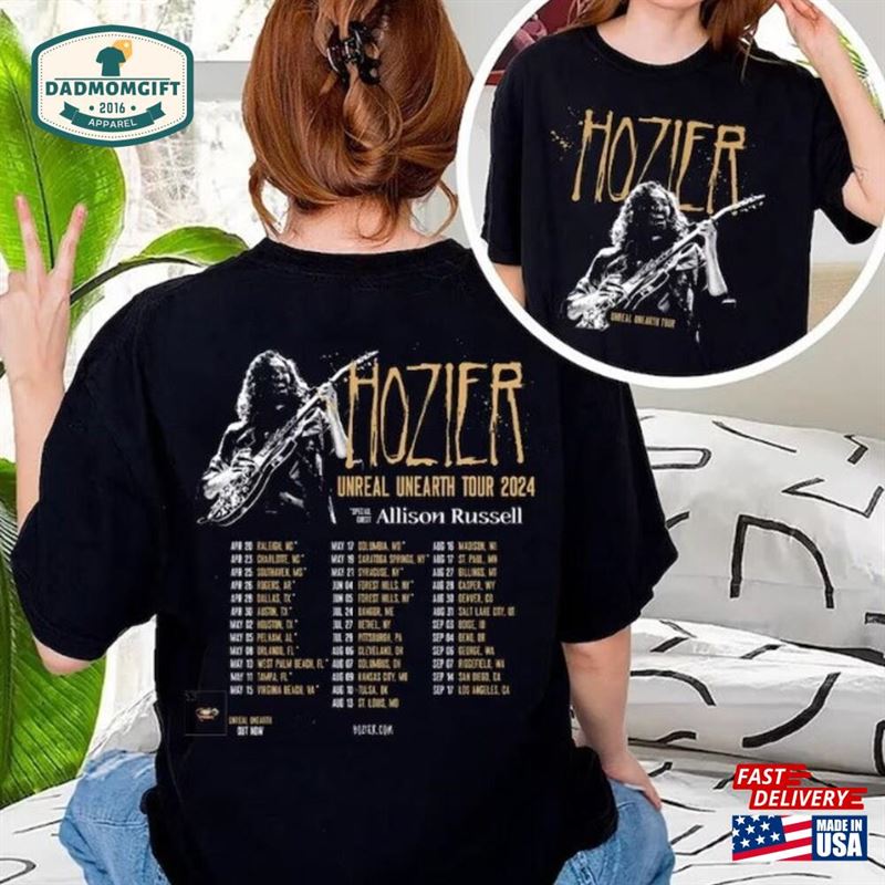 2024 Hozier Tour Unisex Shirt Unreal Unearth Fan Gift Classic Sweatshirt