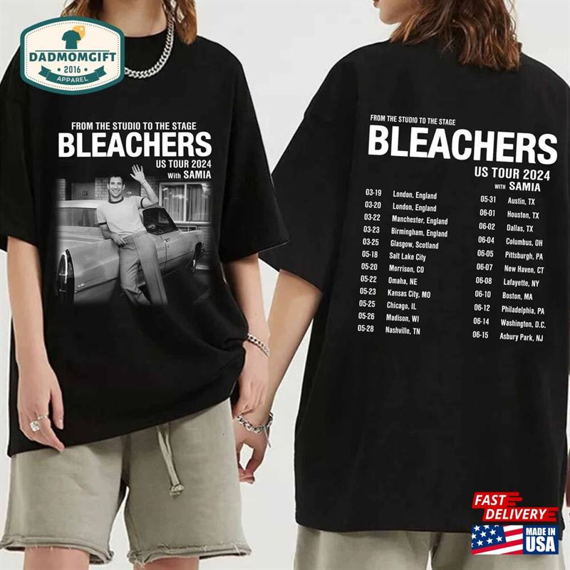 Bleachers Us Tour 2024 Shirt Fan Gift Concert Hoodie Unisex