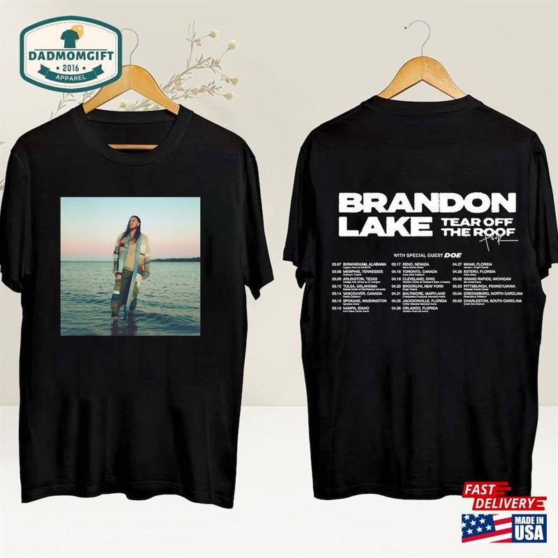 Brandon Lake Tear Off The Roof Tour 2024 T-Shirt Fan Gift Shirt Concert For Sweatshirt