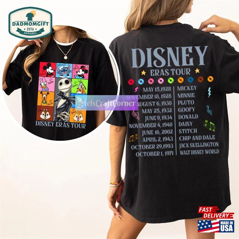 Cartoon Eras Tour T-Shirt 2024 Family Trip Comfort Colors Shirt Unisex Hoodie