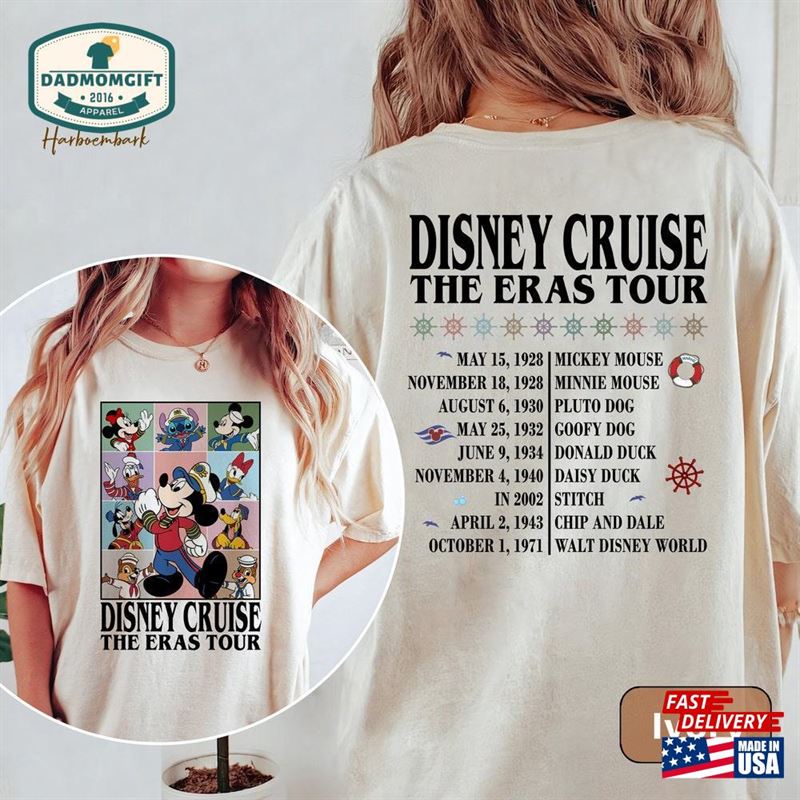 Disney Cruise The Eras Tour Shirt Family 2024 Matching Shirts Unisex Hoodie