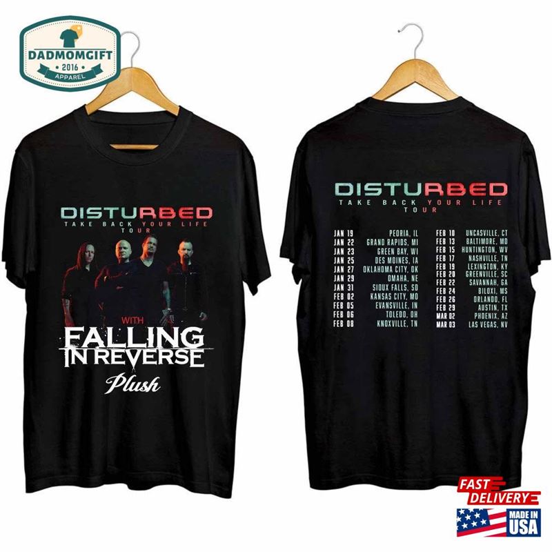 Disturbed 2024 Tour Shirt Band Fan Concert Classic T-Shirt