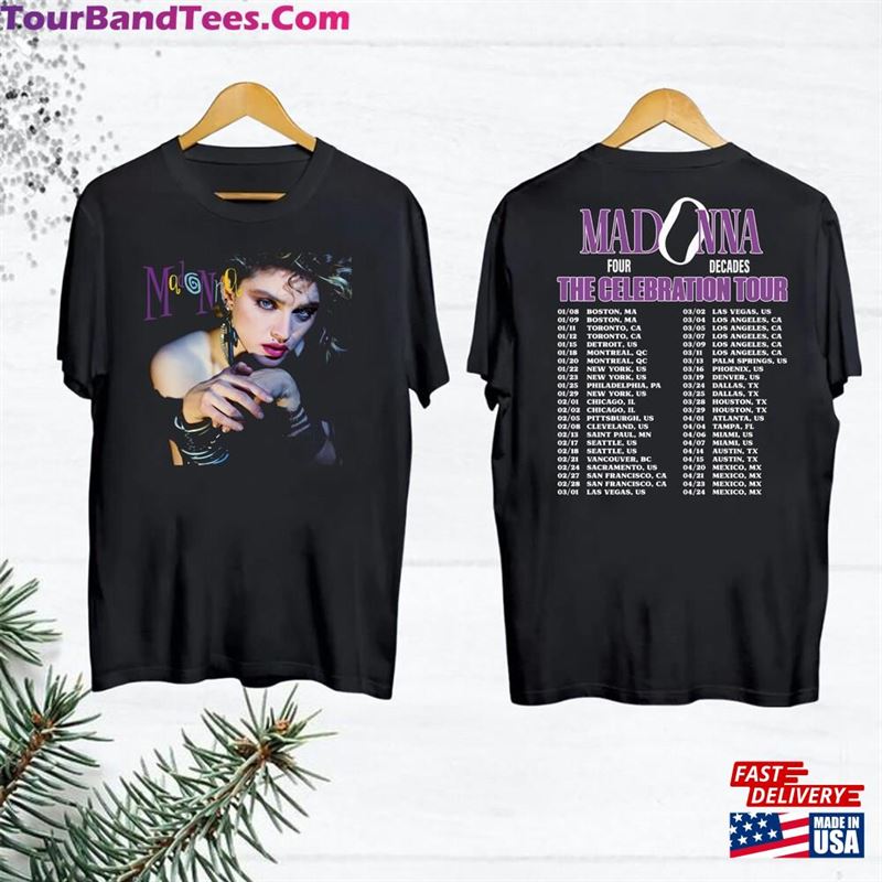 Madonna The Celebration Tour 2024 T-Shirt Shirt Merch Sweatshirt Classic - TourBandTees