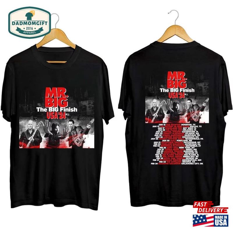 Mr Big The Finish Tour 2024 Shirt Band Fan Concert Unisex Sweatshirt