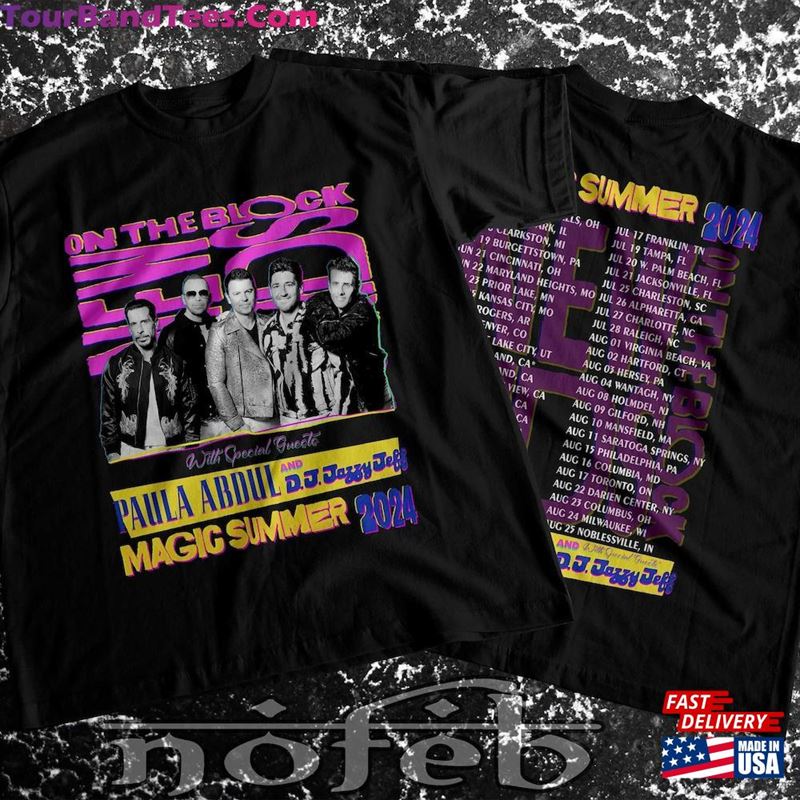 New Kids On The Block Magic Summer Tour 2024 Shirt Classic Sweatshirt - TourBandTees