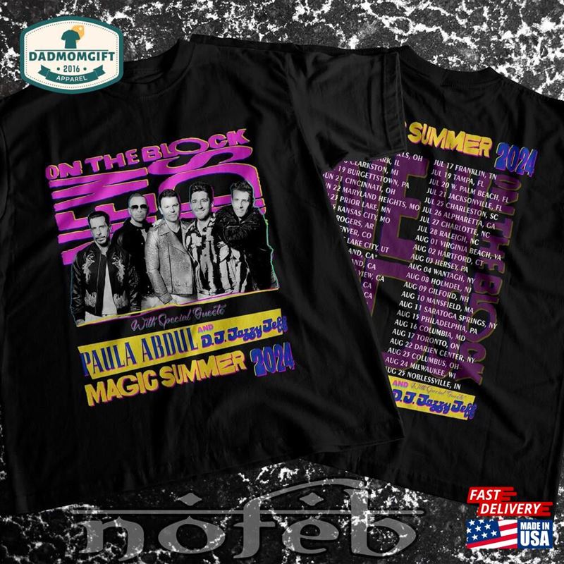 New Kids On The Block Magic Summer Tour 2024 Shirt Unisex T-Shirt