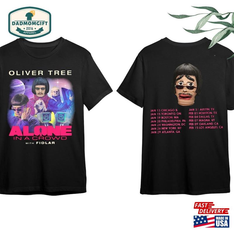 Oliver Tree 2024 Merch Alone In A Crowd Tour Shirt Classic Hoodie