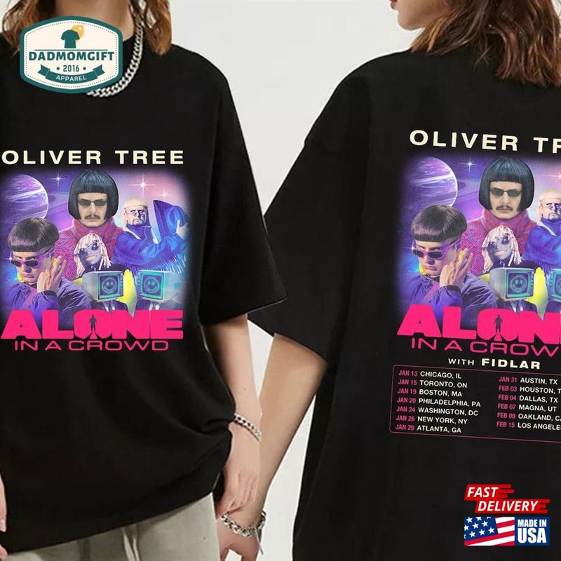 Oliver Tree Alone In A Crowd 2024 Tour Shirt Fan Sweatshirt Hoodie