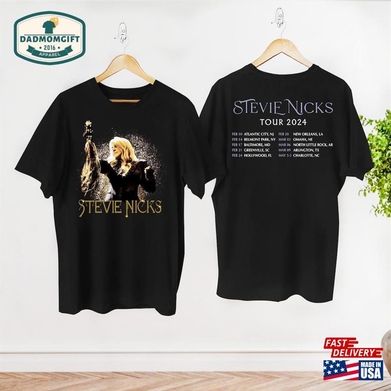 Stevie Nicks 2024 Tour Shirt Graphic Live On Sweatshirt Hoodie