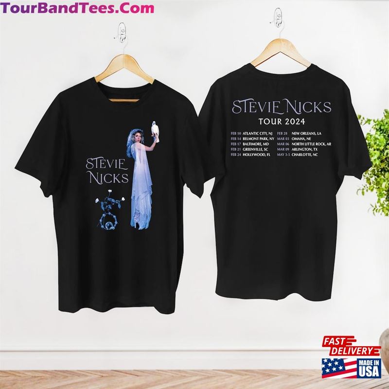 Stevie Nicks 2024 Tour T-Shirt 90S Vintage Shirt Merch Classic Hoodie - TourBandTees