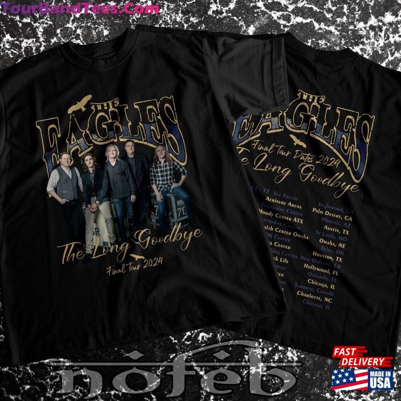 The Eagles Long Goodbye Final Tour 2024 Shirt Classic T-Shirt - TourBandTees