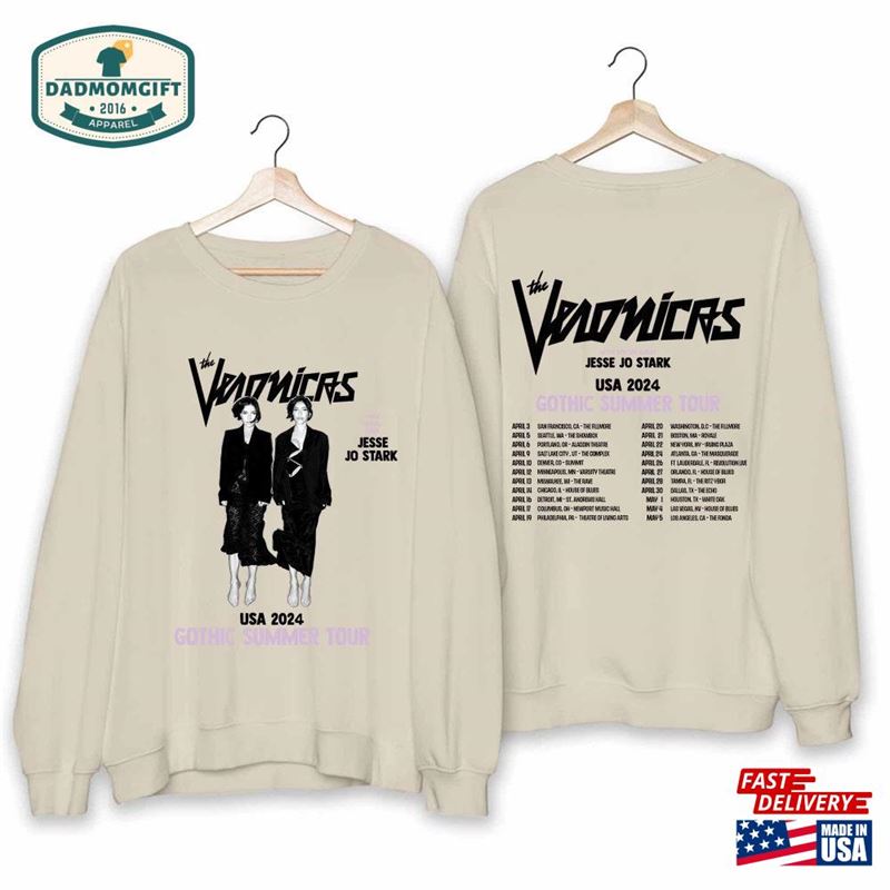 The Veronicas Gothic Summer Tour 2024 Shirt Band Fan Concert Hoodie T-Shirt