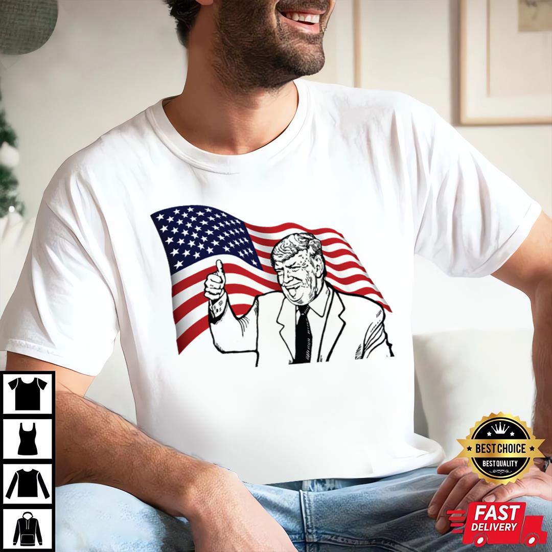 USA Flag Donald Trump Happy 4th Of July Day Shirt