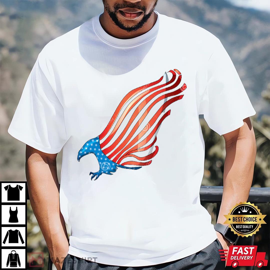 USA Flag Eagle Vector Shirt For 4th July, Happy Freedom Day Shirt
