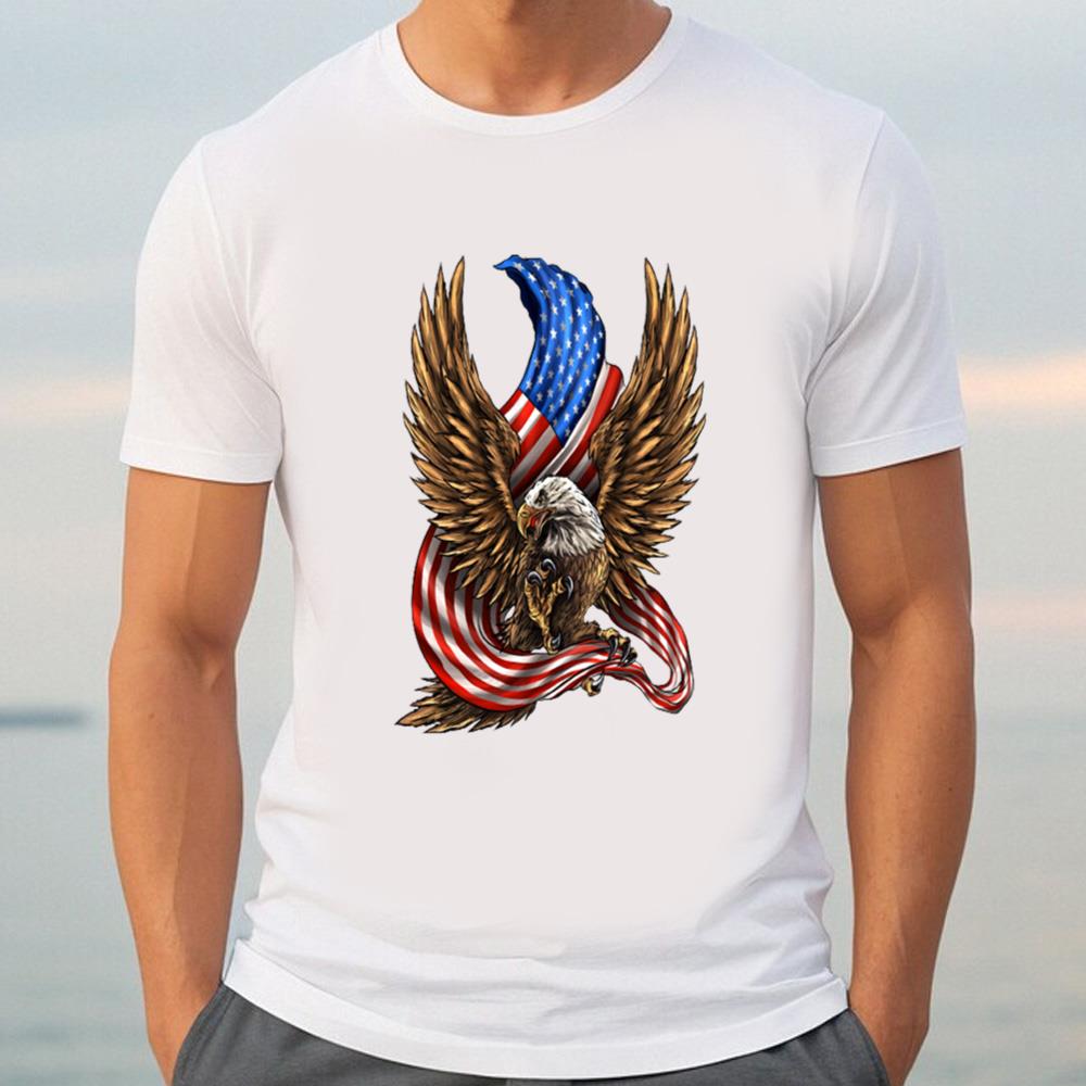 USA Patriotic Eagle Shirt, American Eagle Shirt, 4th Of July Shirt, Western T-Shirt