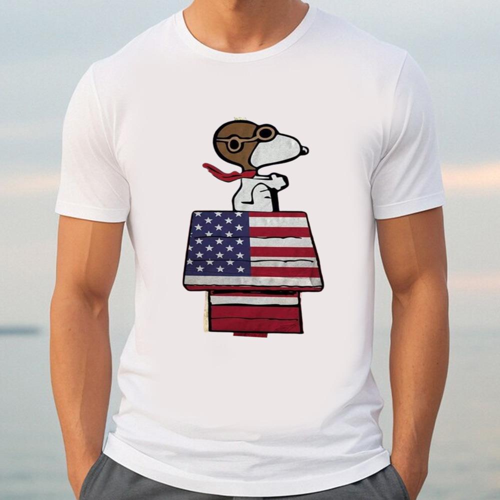 USA Snoopy House Shirt, Snoopy Memorial Day Shirt