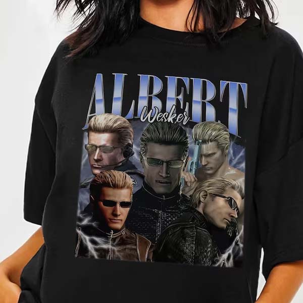 Vintage Albert Wesker Shirt, Homage Albert Wesker Shirt, Resident Evil 4 Shirt, RE4 Shirt