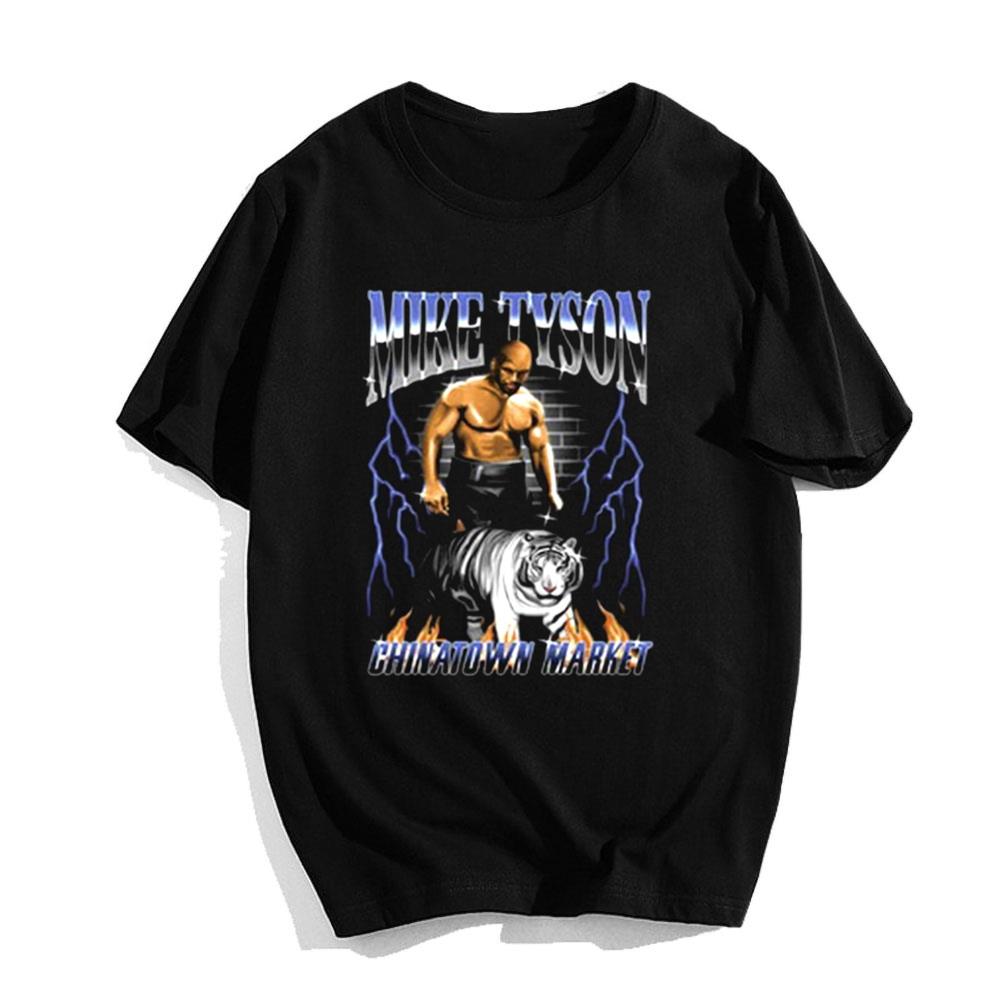 Vintage Art Mike Tyson Tiger T-Shirt