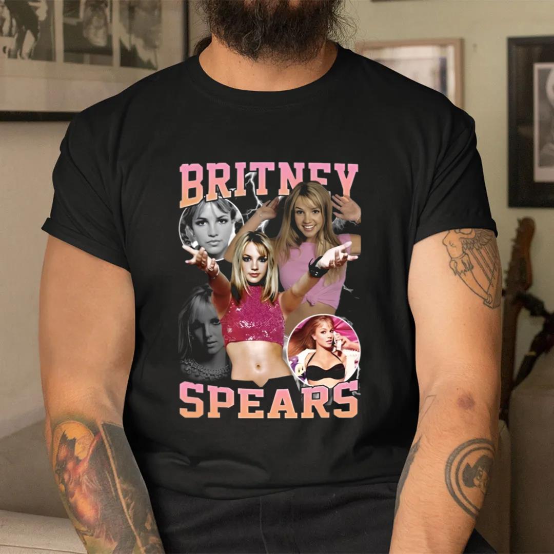 Vintage Britney Spears Shirt, Y2k Retro Britney Spears 2000s Pop Music Fan Gift