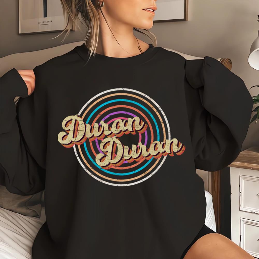 Vintage Circle Line Color Duran Duran T-shirt