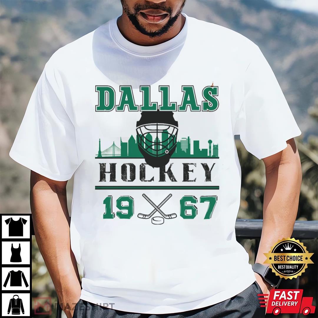 Vintage Dallas Hockey T Shirt Retro NHL Dallas Stars Shirt