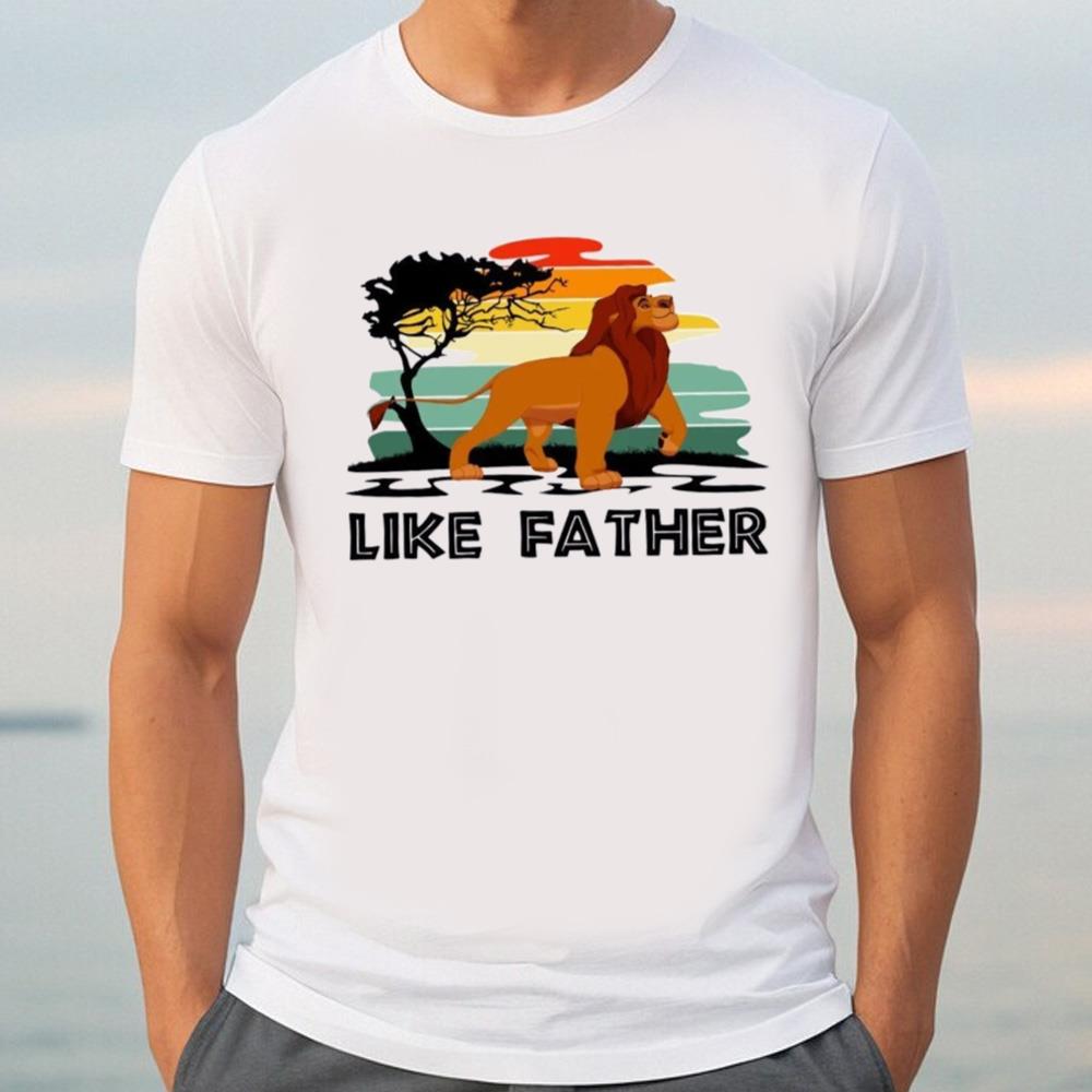 Vintage Disney Lion King Like Father Like Son Shirt, Simba Mufasa Shirt