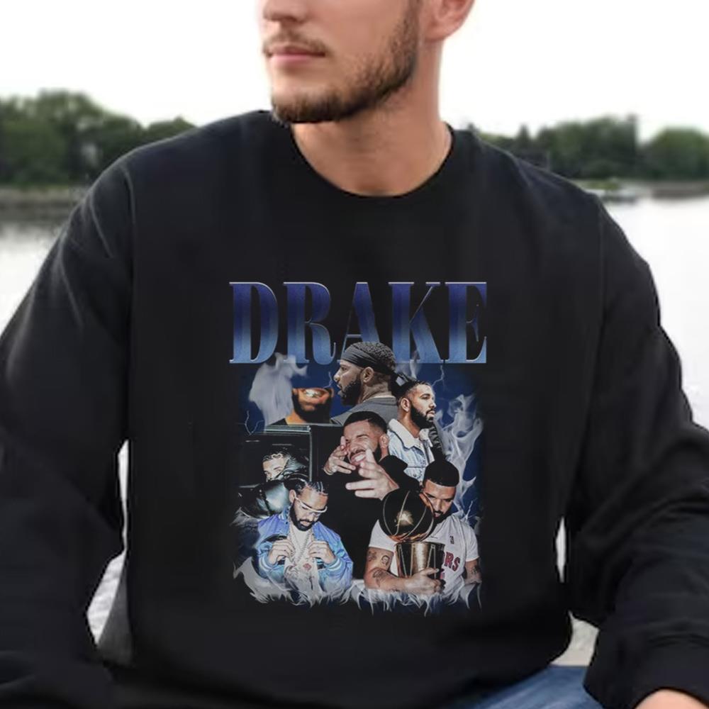 Vintage Drake Bootleg Drizzy T-Shirt, Hip hop RnB Shirt, Drake Champaign Papi Crewneck Shirt