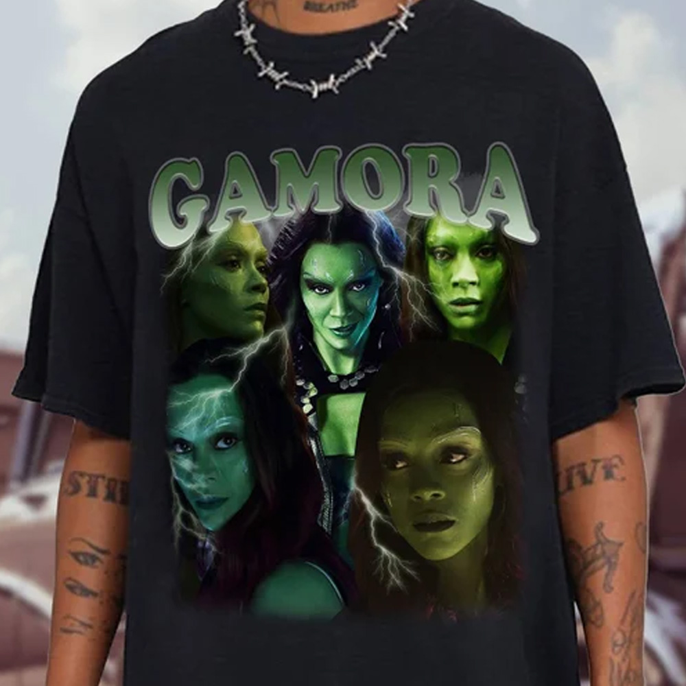 Vintage Gamora Guardians of the Galaxy T-Shirt