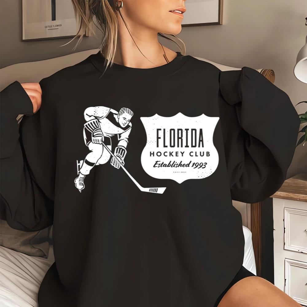 Vintage Hockey Florida Panthers White Florida Wordmark T-Shirt
