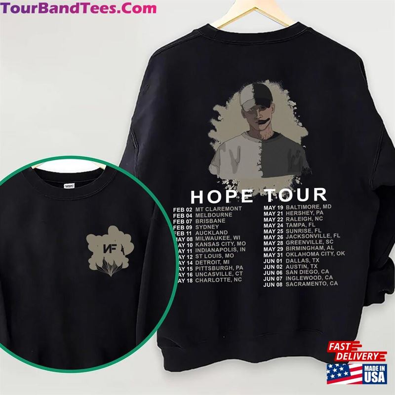 Vintage Hope 2024 Merch Nf Tour Shirt Unisex T-Shirt - TourBandTees