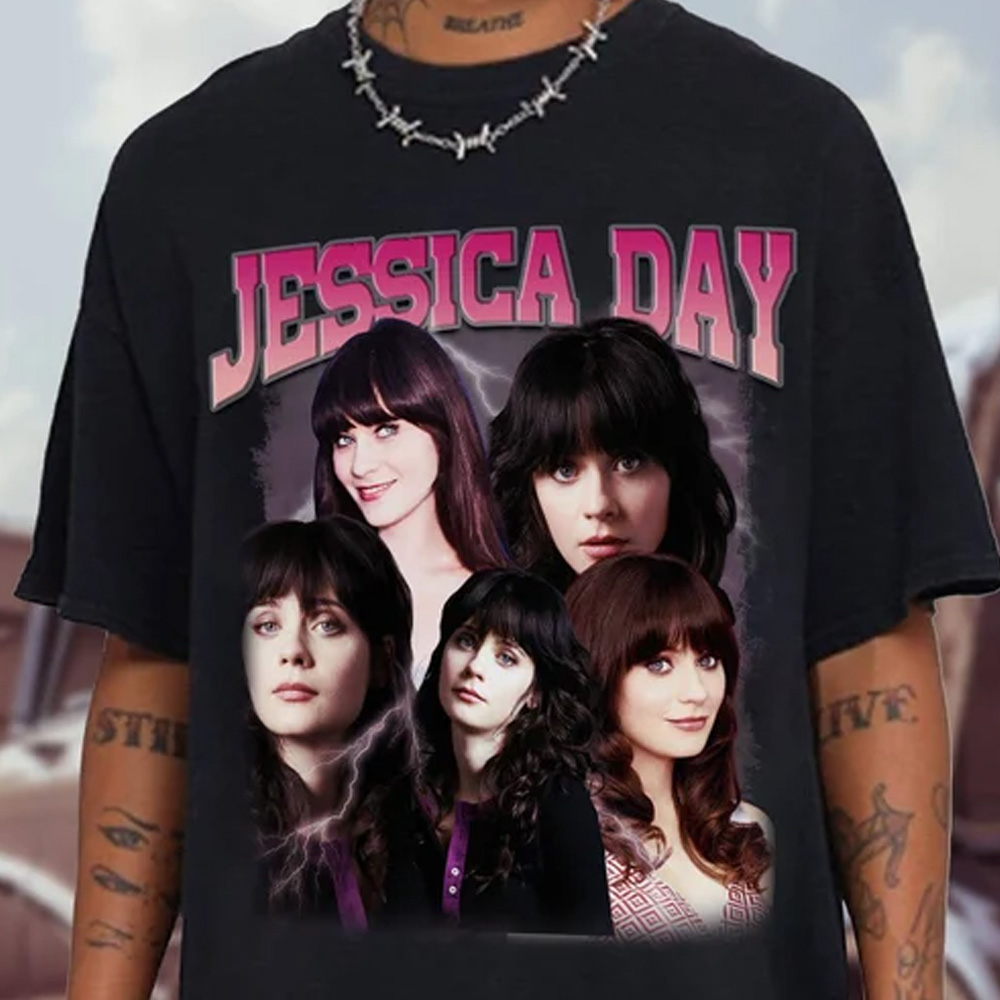 Vintage Jessica Day T-Shirt  New Girl Tv Series Shirt