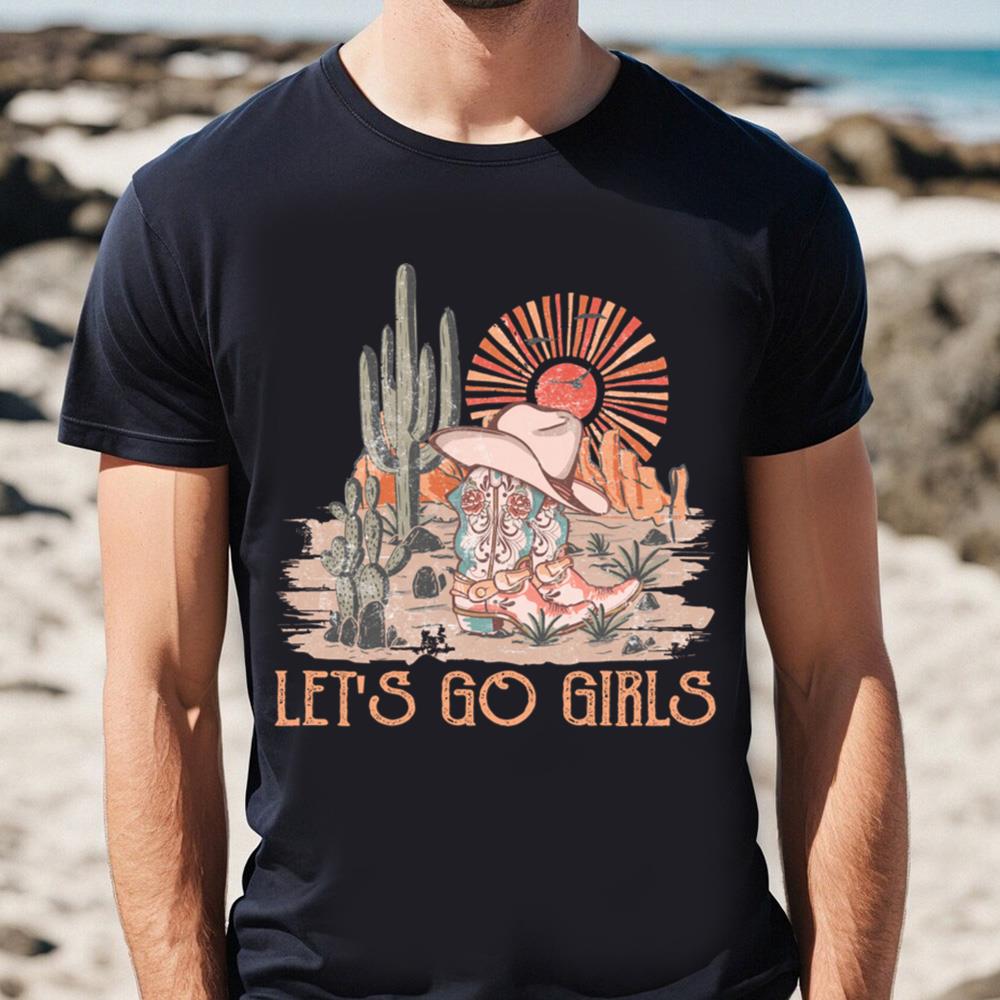 Vintage Let_s Go Girls Funny Gifts Men T-Shirt