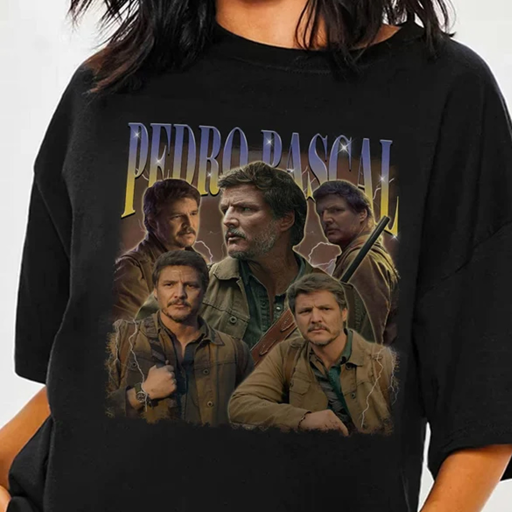 Vintage Pedro Pascal T-Shirt The Mandalorian Movie