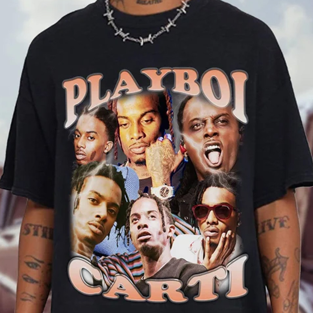 Vintage Playboi Carti Rap Tee Shirt