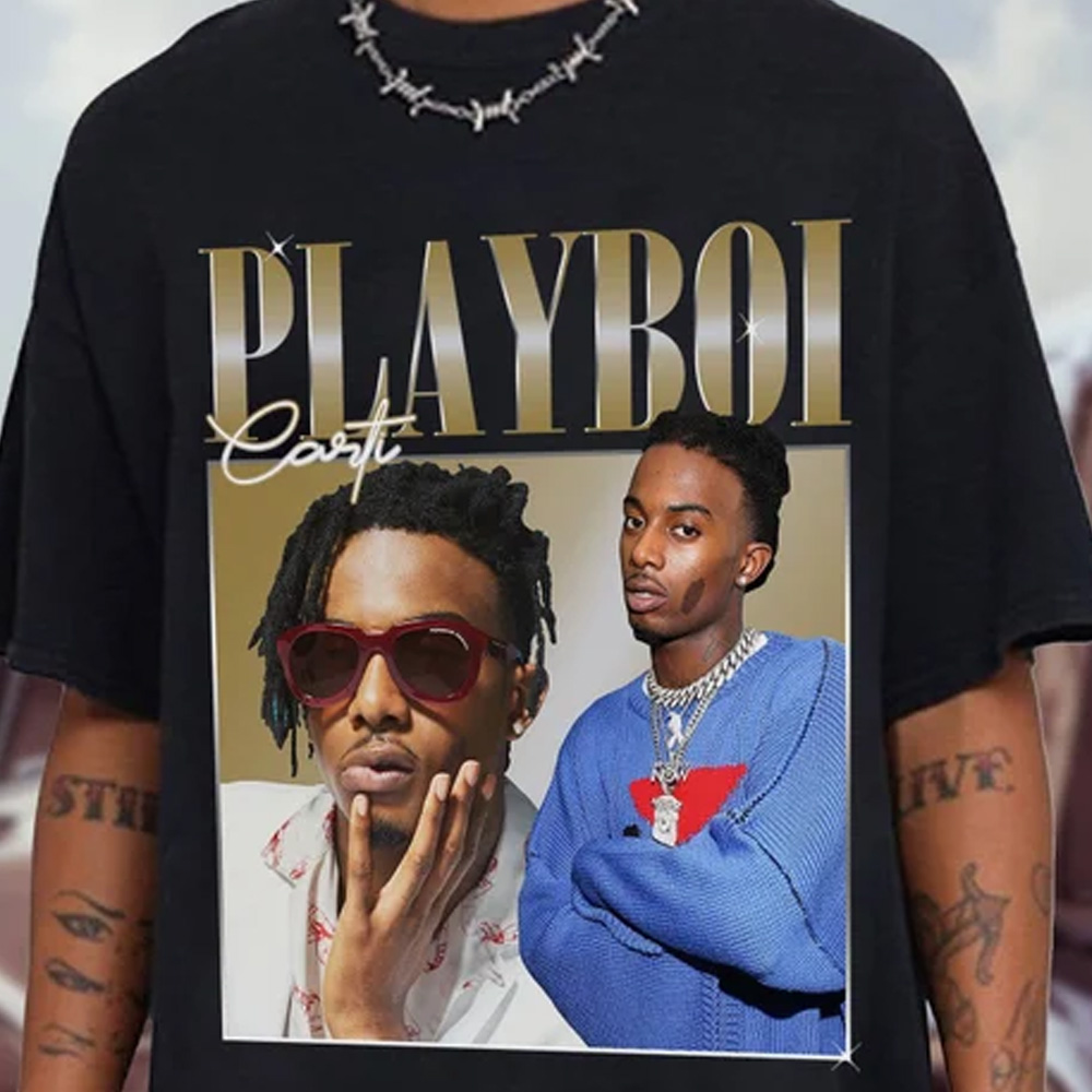 Vintage Playboi Carti Rapper T-Shirt