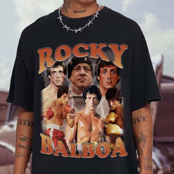 Vintage Rocky Balboa Shirt Rocky Shirt Vintage Movies Shirt Vintage 90s Shirt Birthday Gift