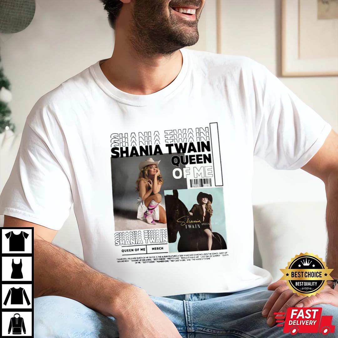 Vintage Shania Twain Tour 2023 Shirt, Shania Twain Music Shirt, Shania Twain Queen Of Me Tshirt
