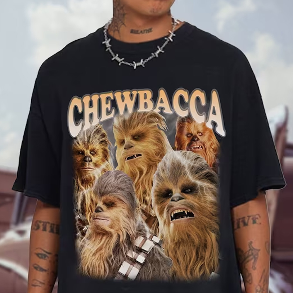 Vintage Star Wars Chewbacca Homage T-Shirt